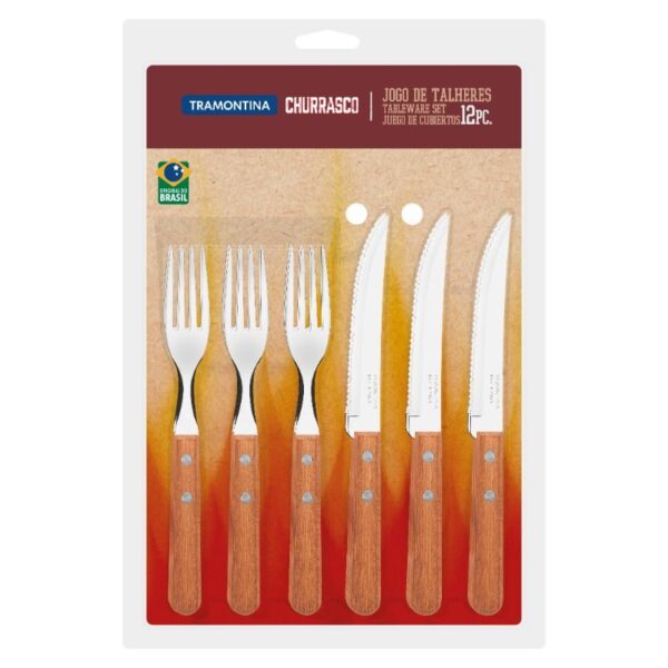 Tramontina 12Pc. Tableware Set Braai Economic - 22399/030