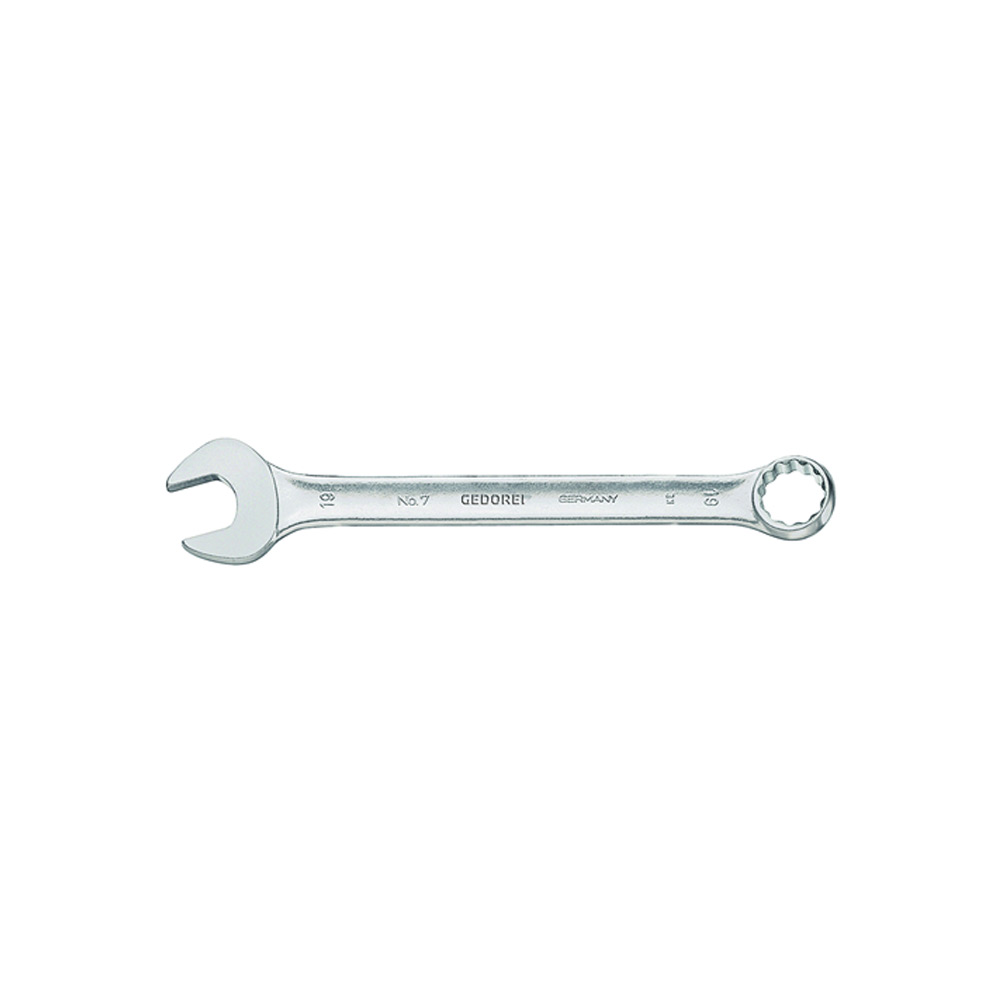 Combination spanner with same size each end