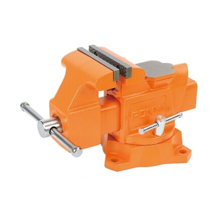 Heavy-Duty Workshop Bench Vice Swivel Base