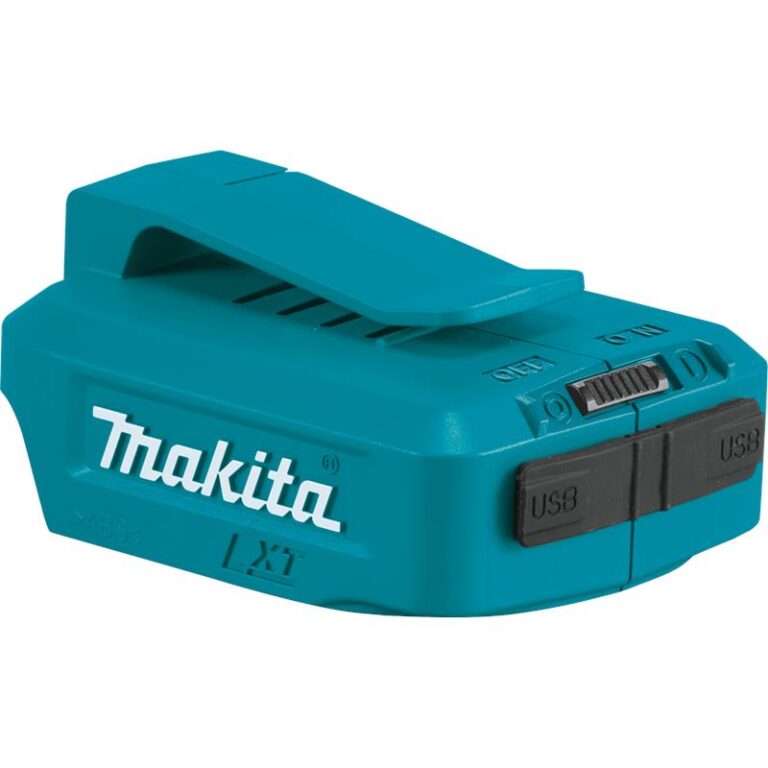 Makita Li -Ion Battery Adapter For Usb / 2 Usb Output Ports With Caps - ADP05